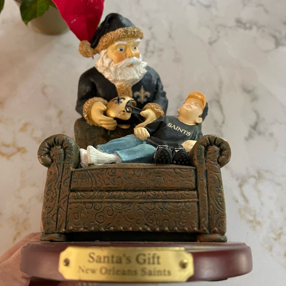 Santa's Gift New Orleans Saints Collectible